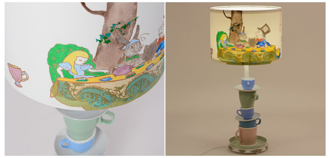 Настольная лампа Алиса в стране чудес
