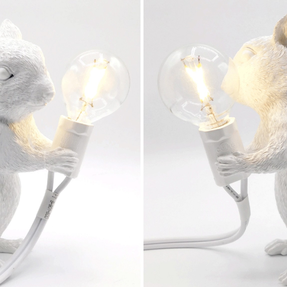 Настольная лампа белка White Squirrel Lamp