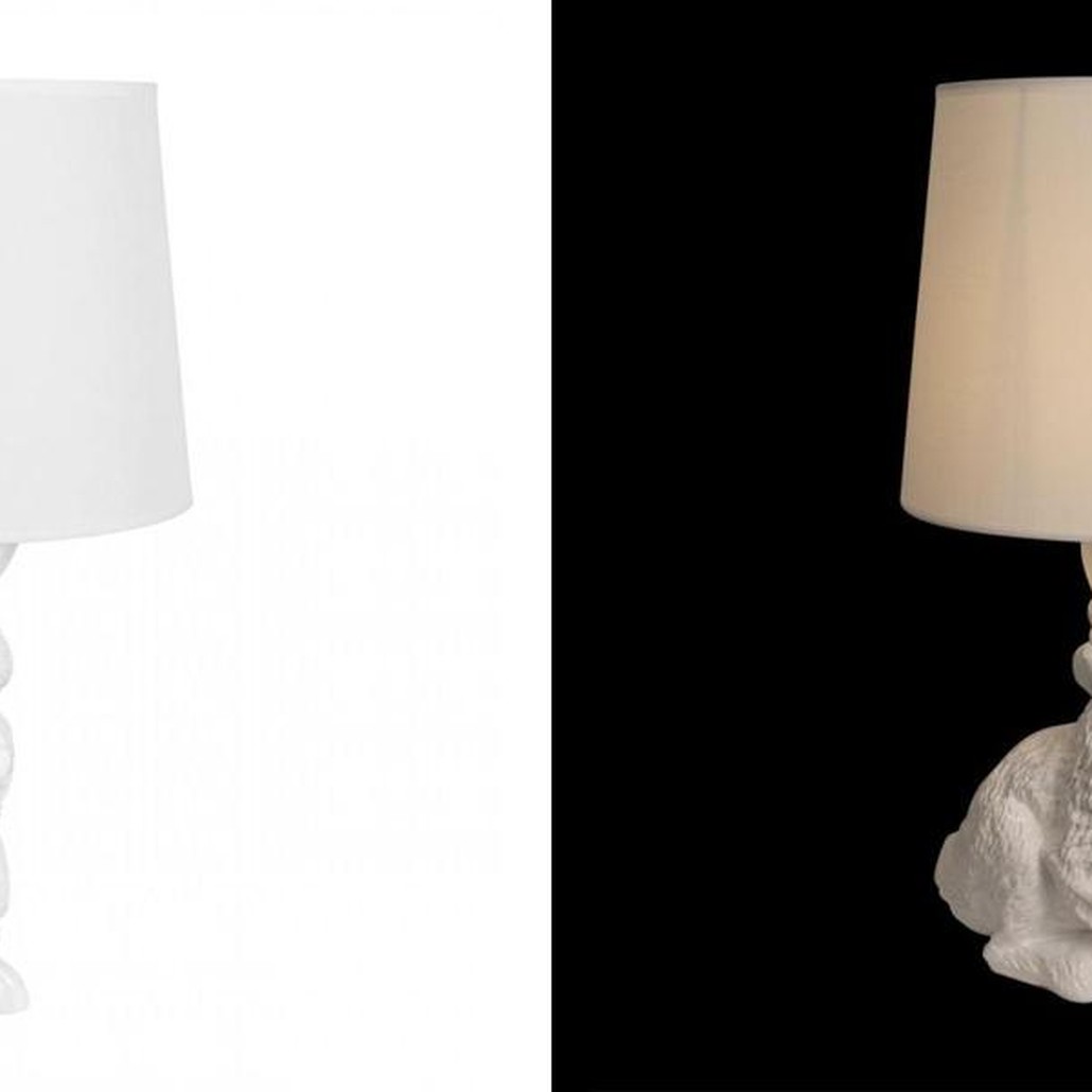 Настольная лампа Белый заяц Moooi White Rabbit