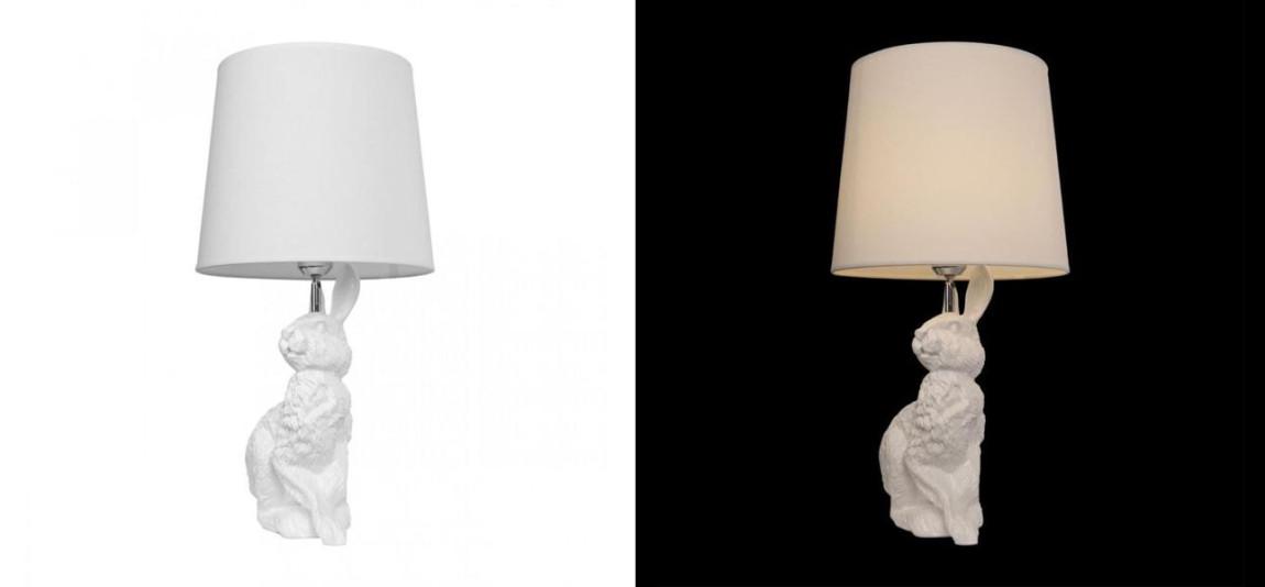 Настольная лампа Белый заяц Moooi White Rabbit