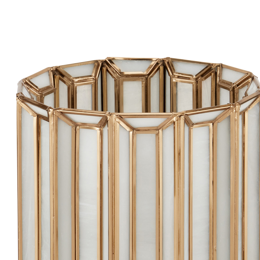 Настольная лампа в форме цилиндра фактурная Soft Glow Lamps