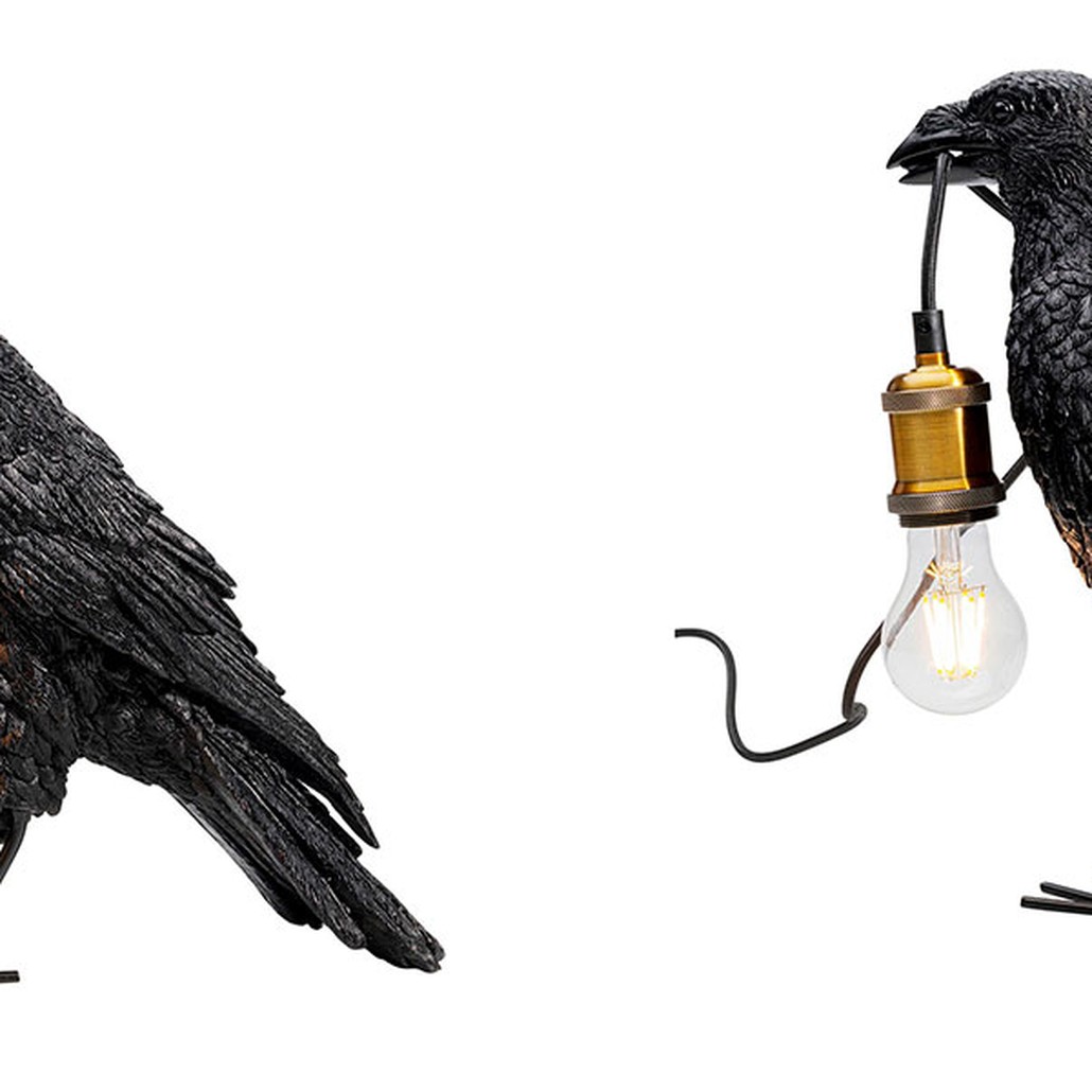 Настольная лампа Ворона Black Crow