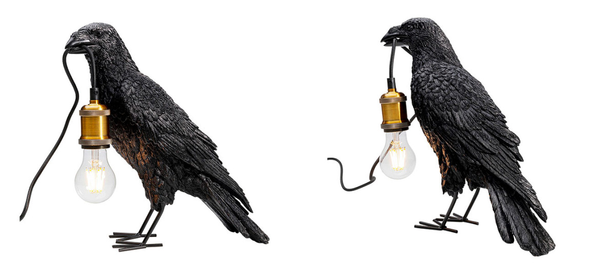 Настольная лампа Ворона Black Crow