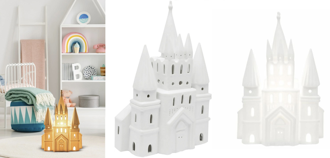 Настольная лампа для детей White castle