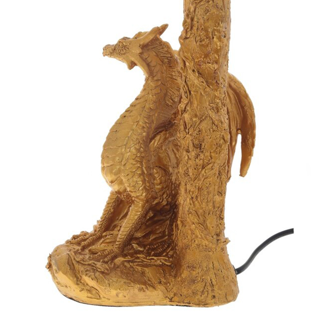 Настольная лампа Дракон Dragon Gold Table Lamp