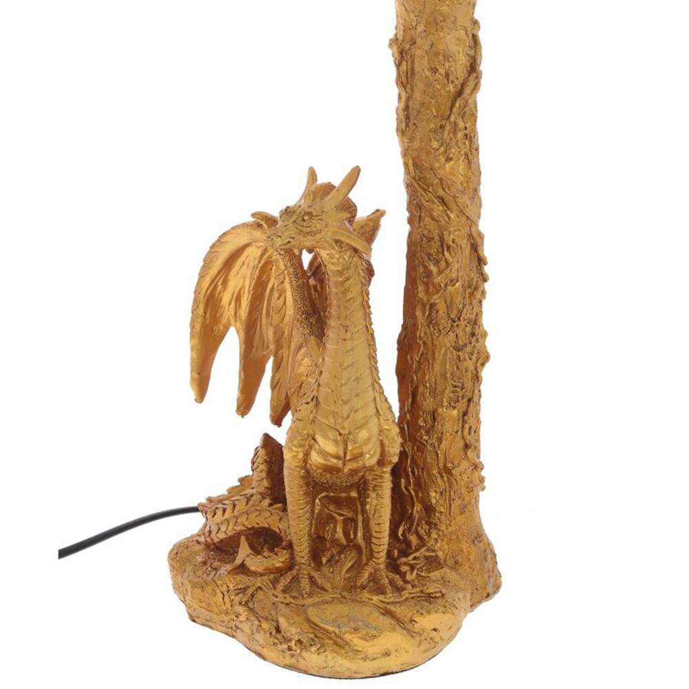Настольная лампа Дракон Dragon Gold Table Lamp