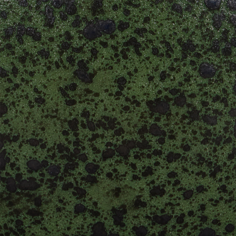 Настольная лампа зеленая с тканевым абажуром Splashes of Green Moss