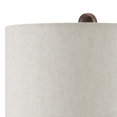 Настольная лампа из мрамора с тканевым абажуром Seductress