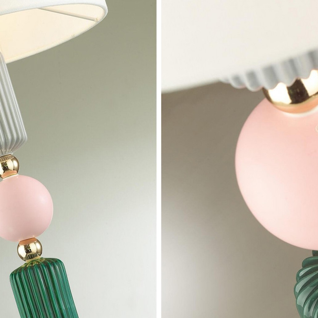 Настольная лампа Керамика Iris Candy table lamp
