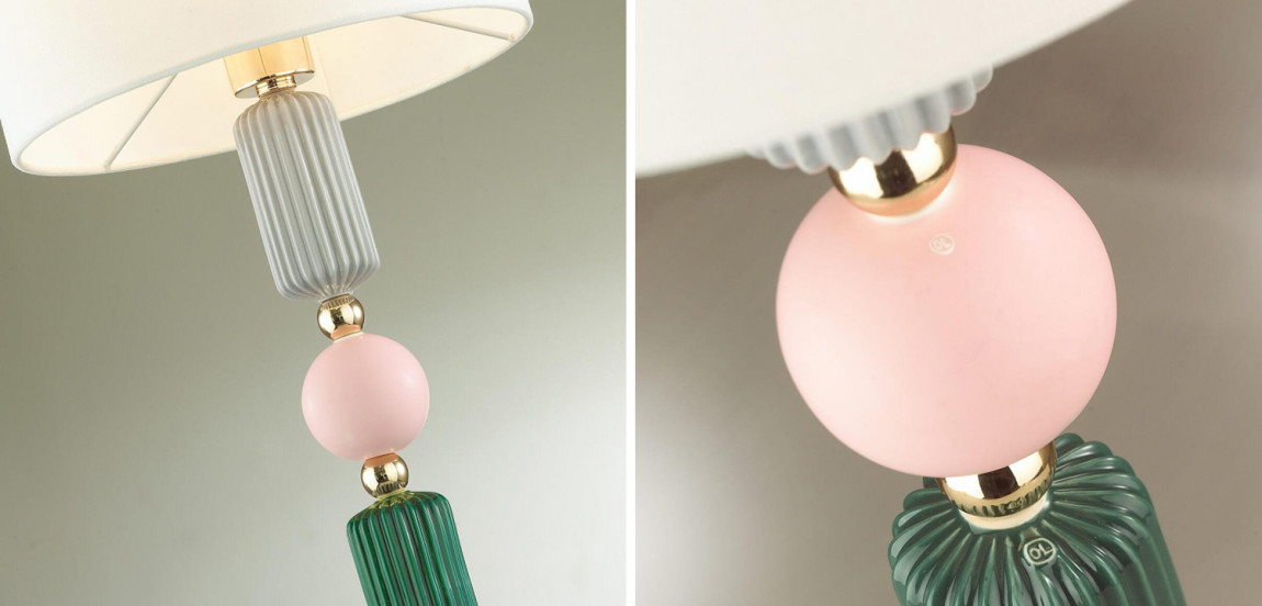 Настольная лампа Керамика Iris Candy table lamp