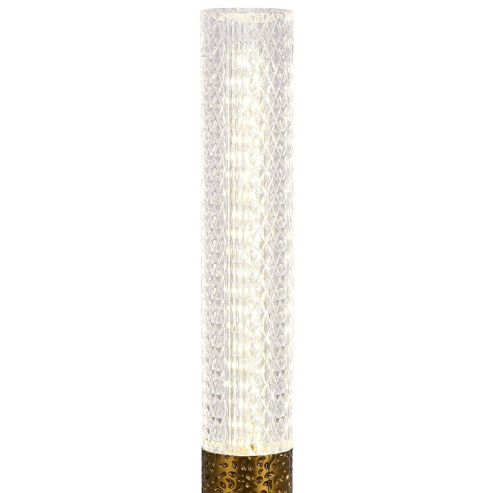 Настольная лампа латунь Dew Drops Tube Brass One Table Lamp