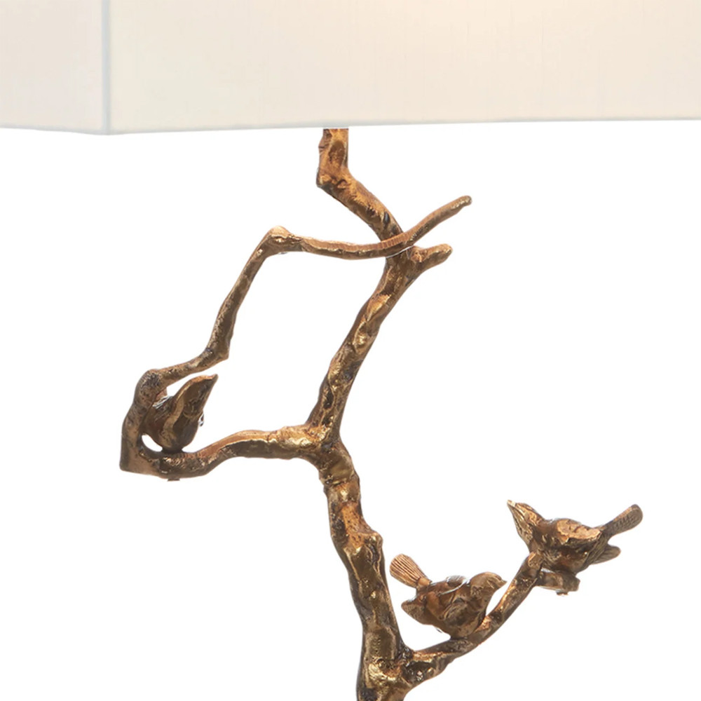 Настольная лампа на ветвистом корпусе с птичками Inspiration from Nature