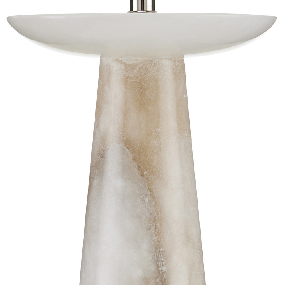 Настольная лампа на конусовидном корпусе с чашей и с тканевым абажуром Daydreaming