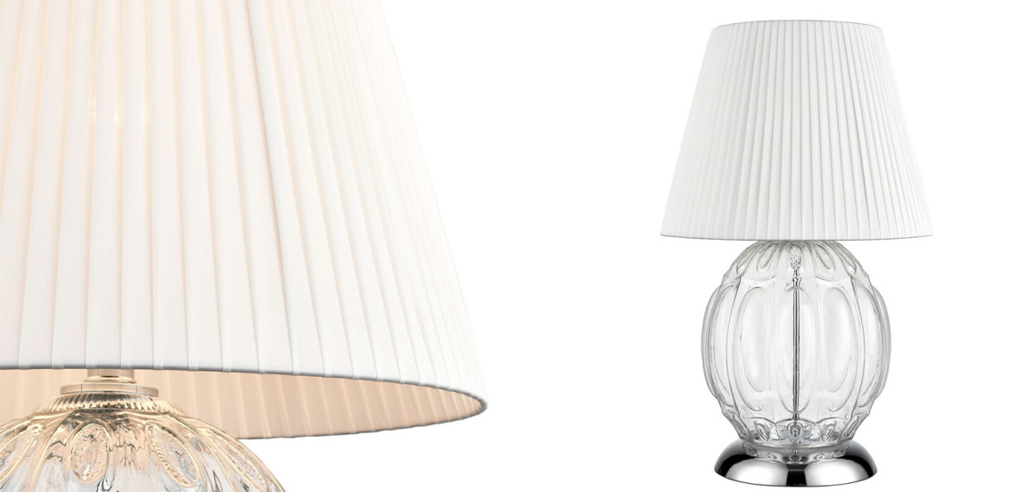 Настольная лампа Прозрачное Стекло Hailey Table Lamp
