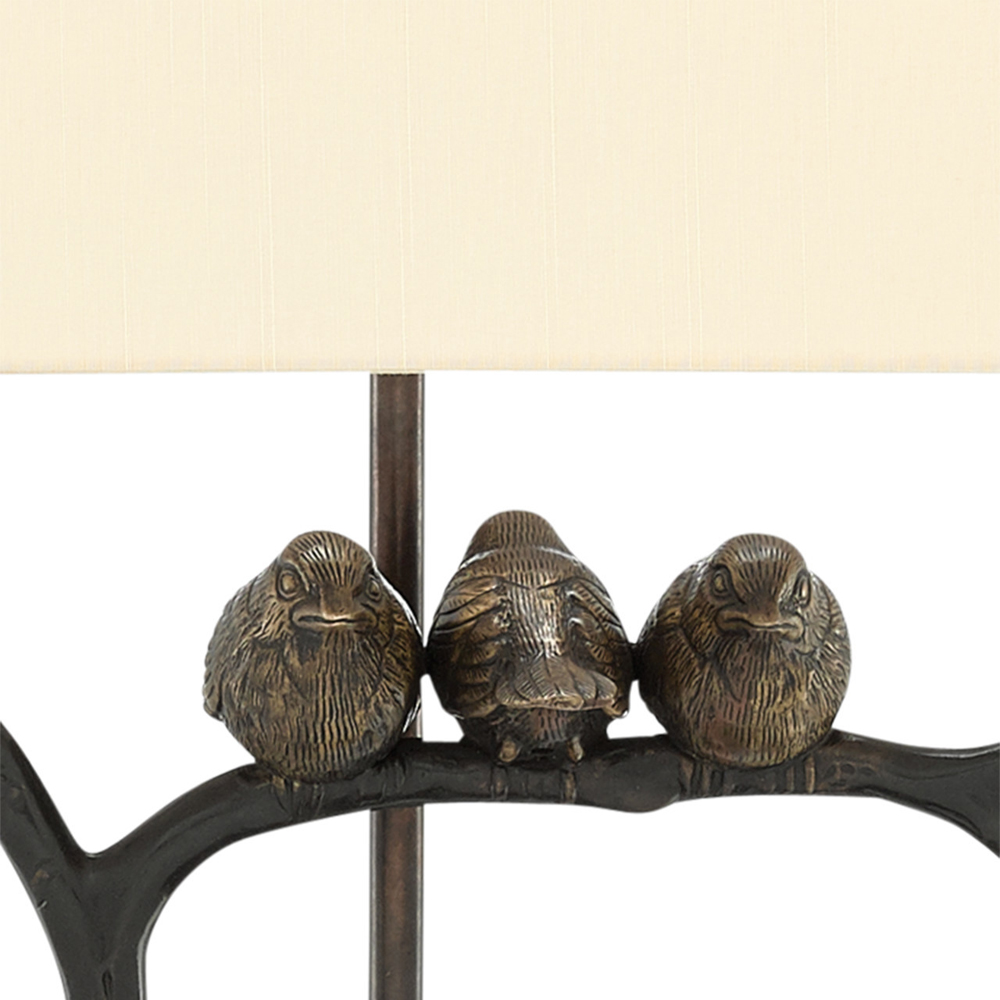 Настольная лампа Птицы на изогнутой ветке Lamp Tit