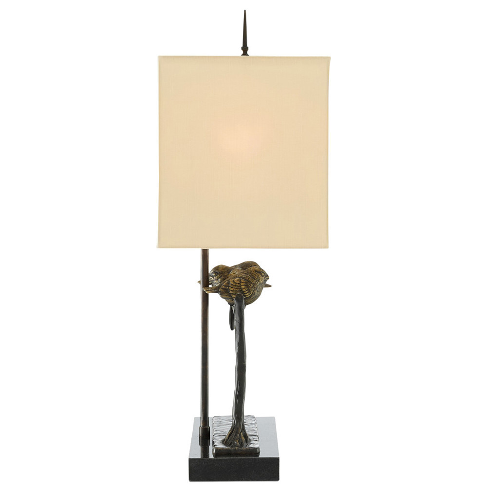 Настольная лампа Птицы на изогнутой ветке Lamp Tit