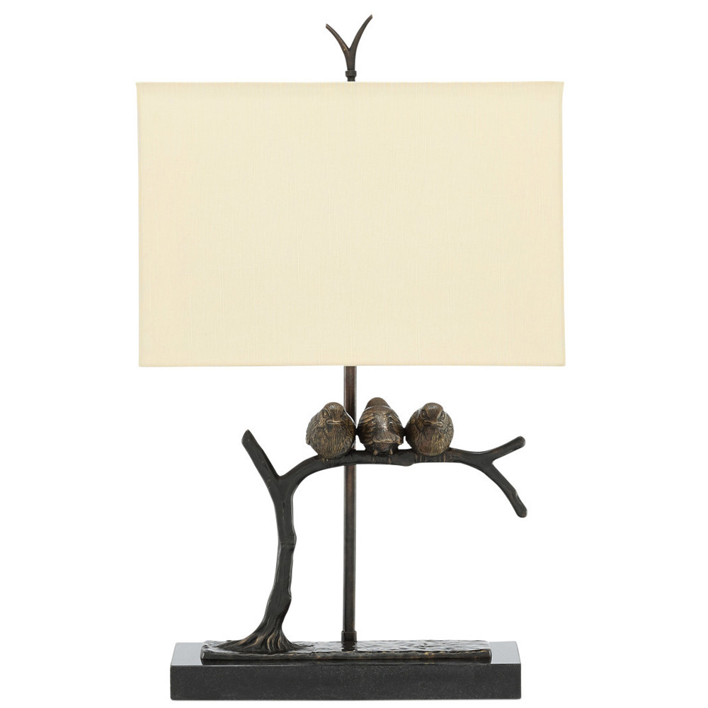 Настольная лампа Птицы на изогнутой ветке Lamp Tit