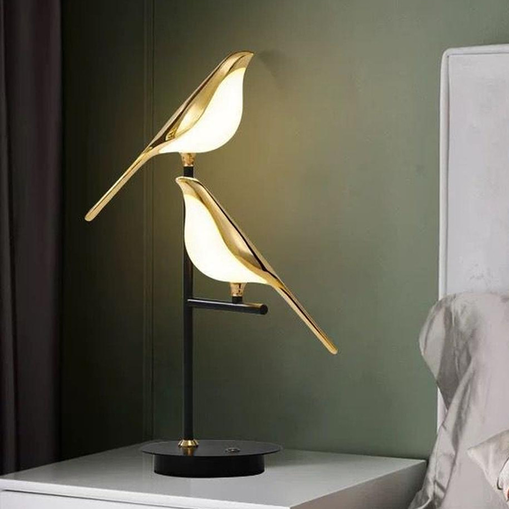 Настольная лампа с 2-мя плафонами в виде птичек Flight of Light