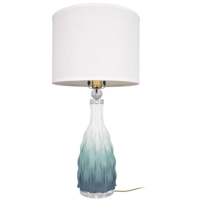 Настольная лампа с абажуром Blue Gradient