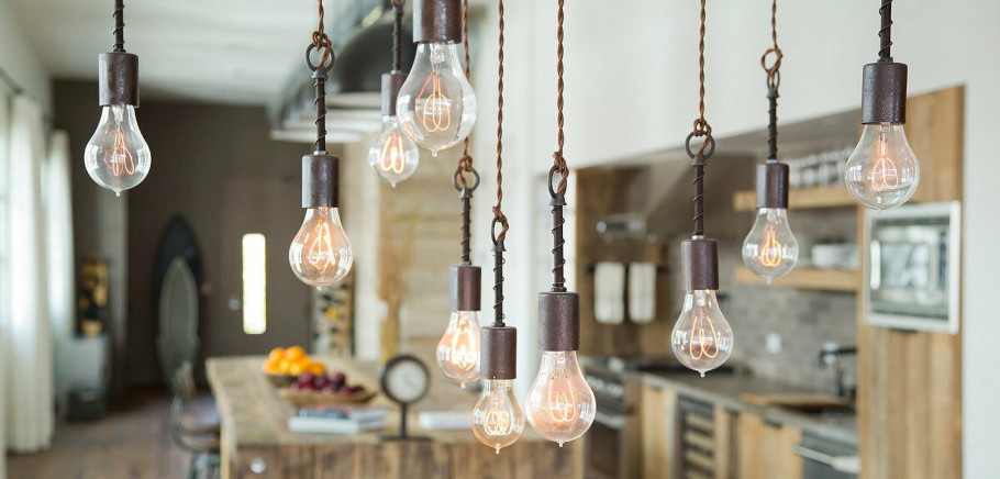 120 светильников в стиле лофт