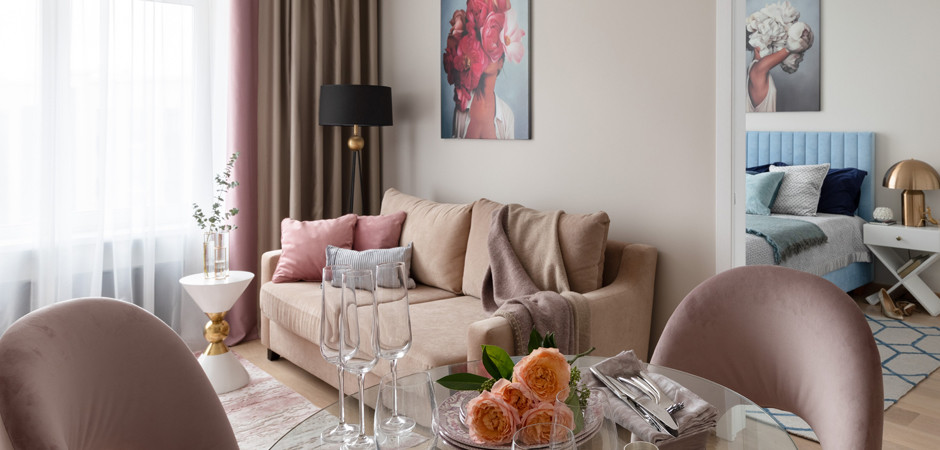 Квартира, в которой живет весна, от дизайнера Натальи Мукасьян