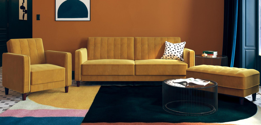 Мебель, свет и декор для интерьера в духе Color Blocking