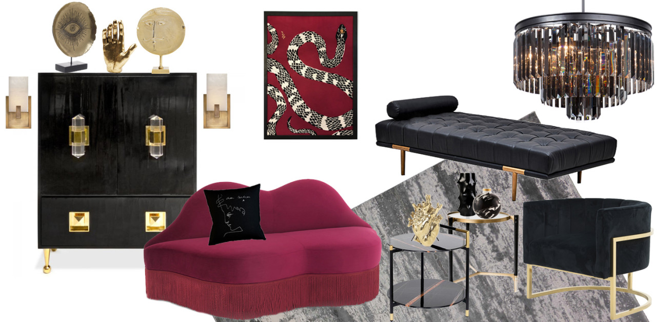 Товары недели: гостиная в духе нео ар-деко