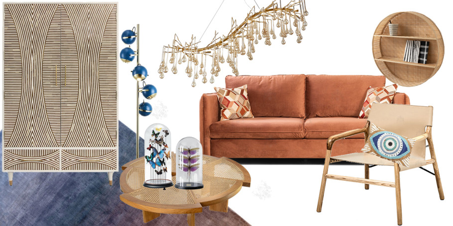Товары недели: гостиная в стиле бохо