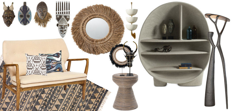 Товары недели: гостиная с африканскими мотивами