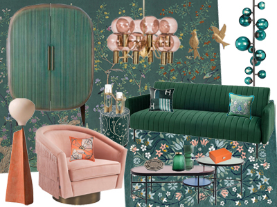 Товары недели: гостиная с буйством паттернов