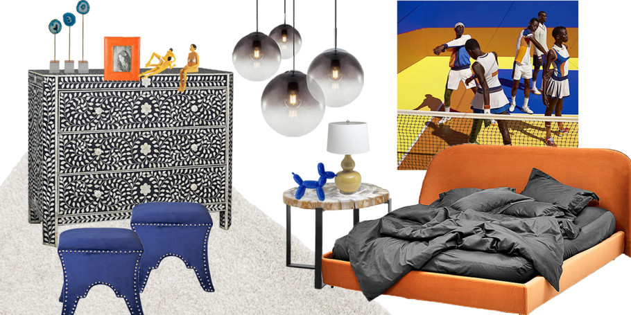 Товары недели: спальня с яркими акцентами