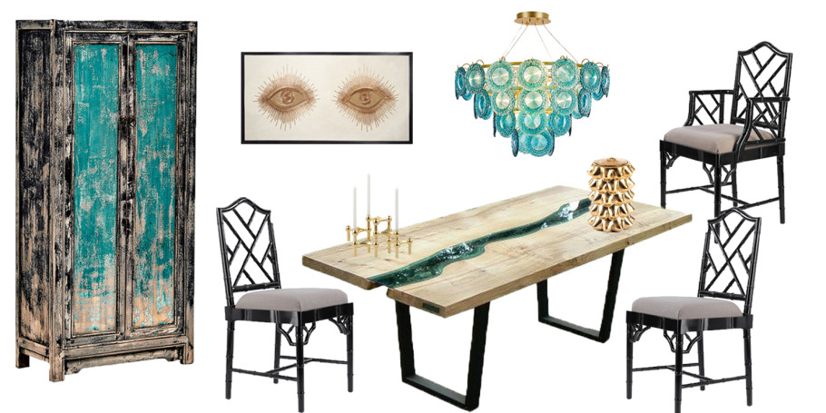 Товары недели: столовая в колониальном стиле с современными акцентами