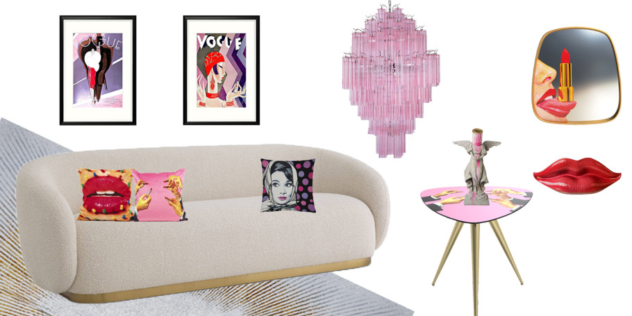 Товары недели: яркая гостиная для девушки