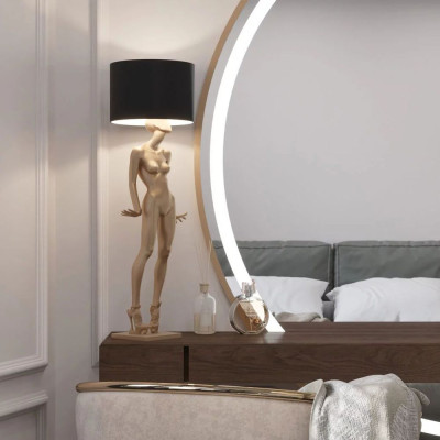 Настольная лампа с абажуром Cretto Mir