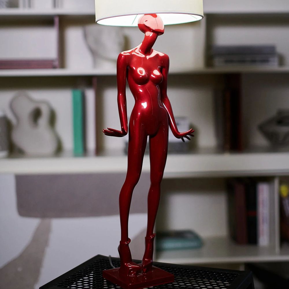 Настольная лампа с абажуром Cretto Mir