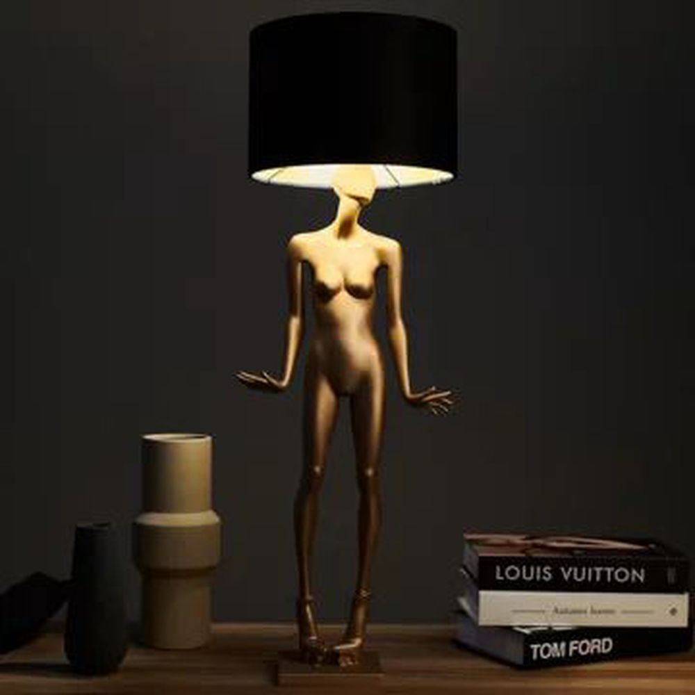 Настольная лампа с абажуром Cretto Mir