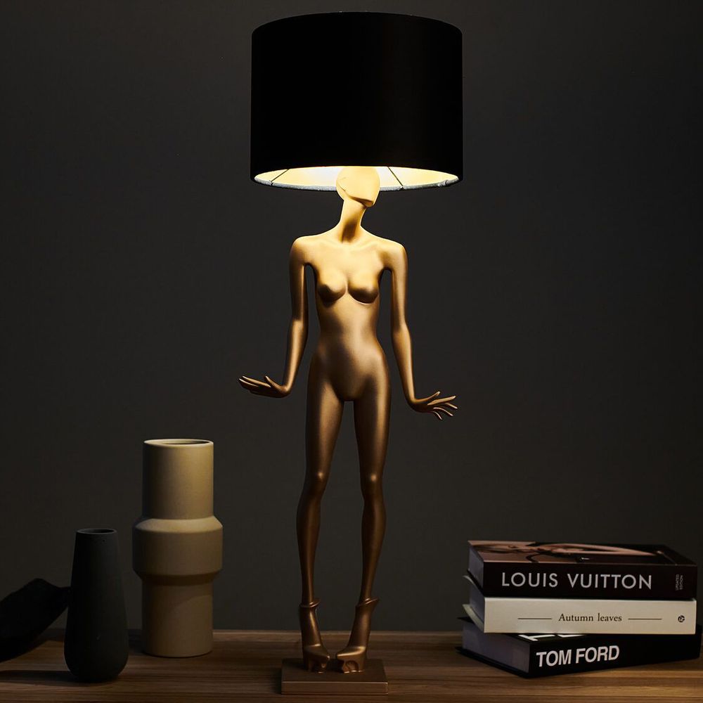 Настольная лампа с абажуром Cretto Mir