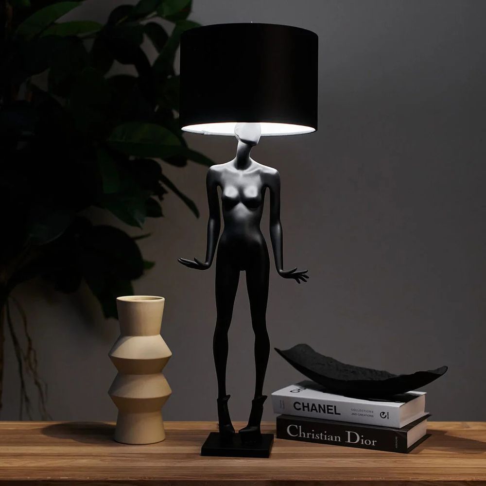 Настольная лампа с абажуром Cretto Mir