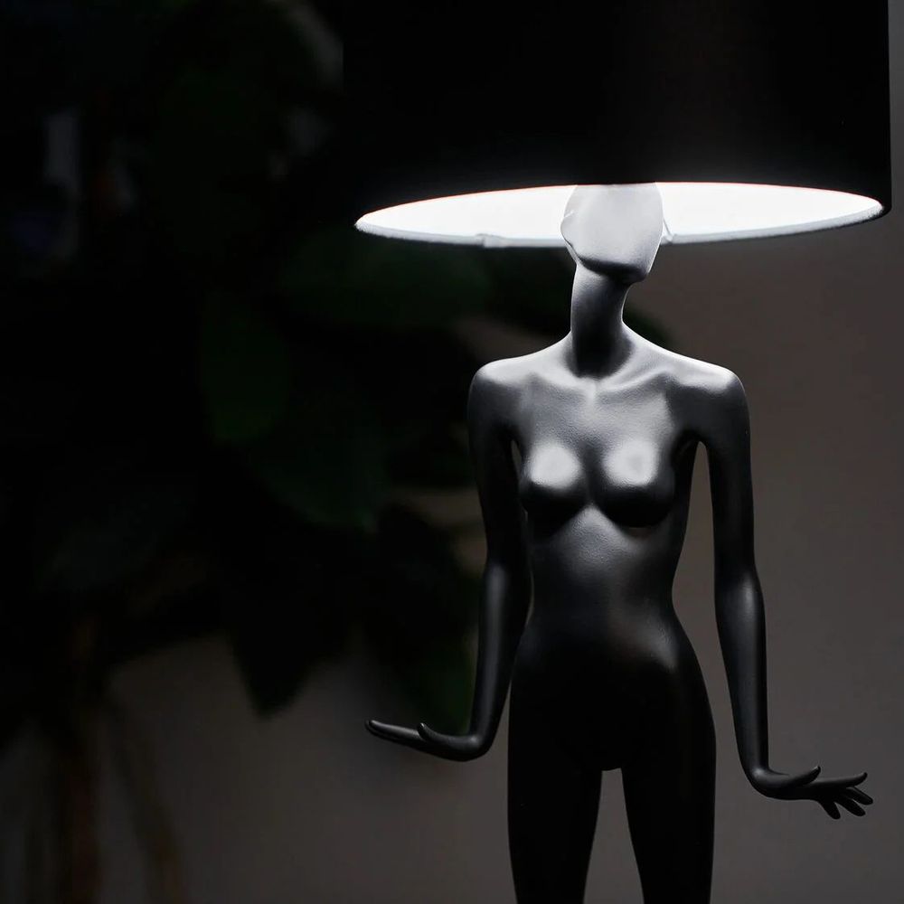 Настольная лампа с абажуром Cretto Mir