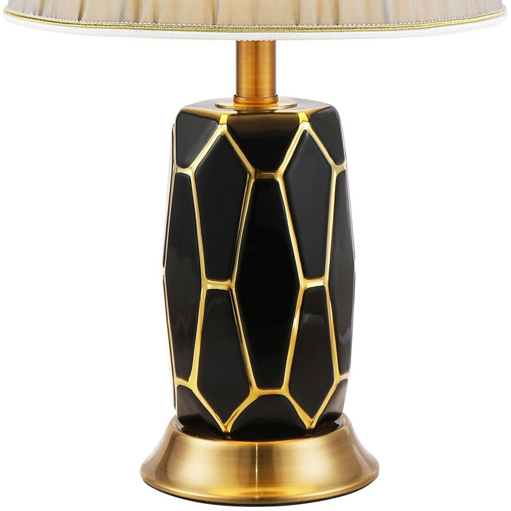 Настольная лампа с абажуром Fiorella Table Lamp Black