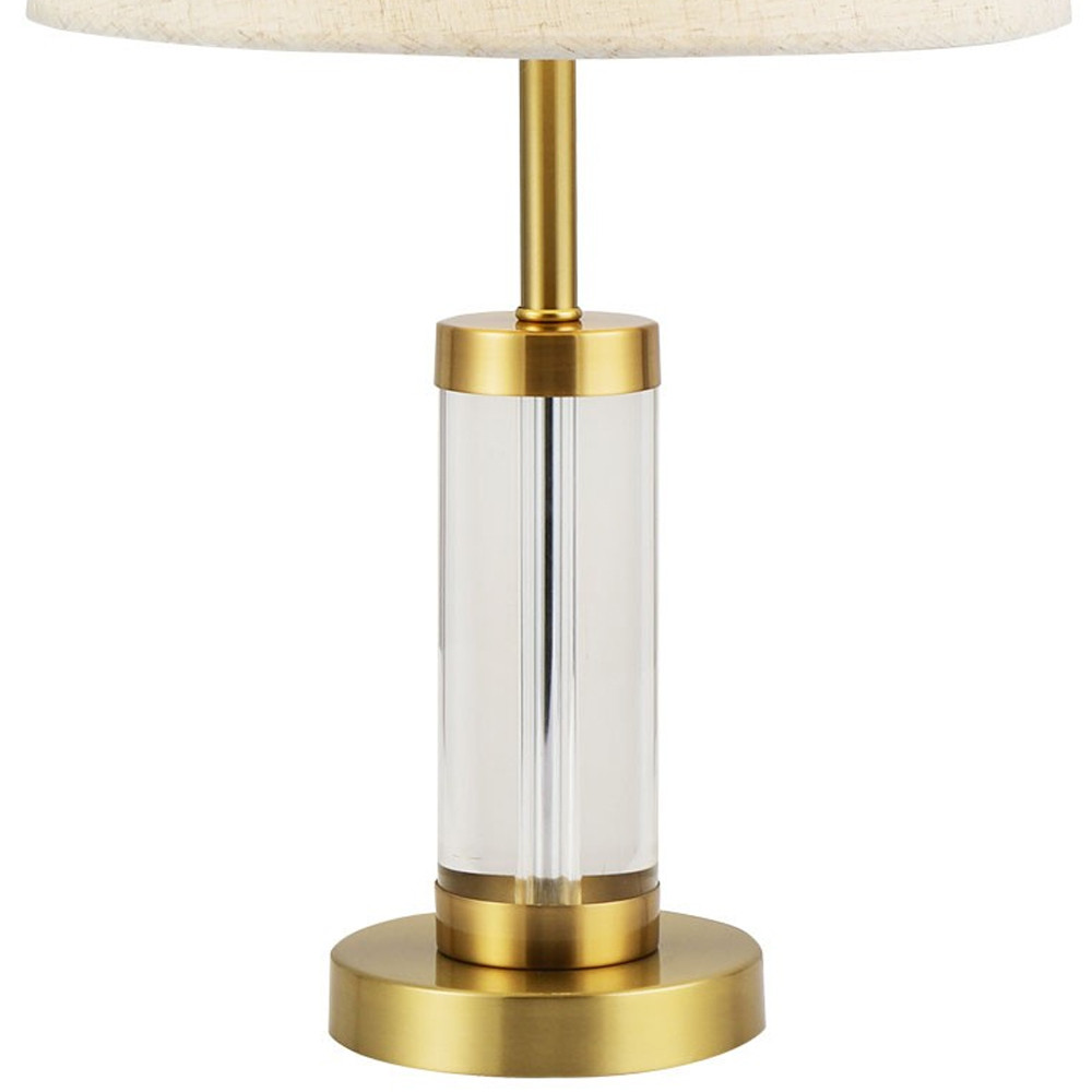 Настольная лампа с абажуром Gino Glass Table Lamp