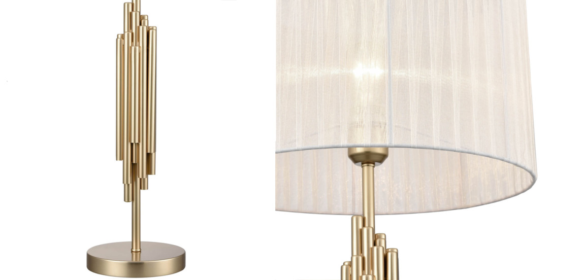 Настольная лампа с Абажуром Odeon Table Lamp