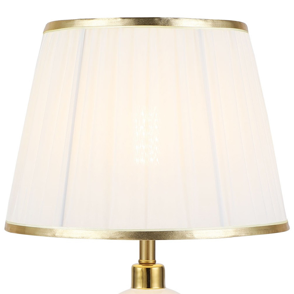 Настольная лампа с абажуром Rico Gold Table Lamp