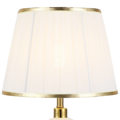 Настольная лампа с абажуром Rico Gold Table Lamp