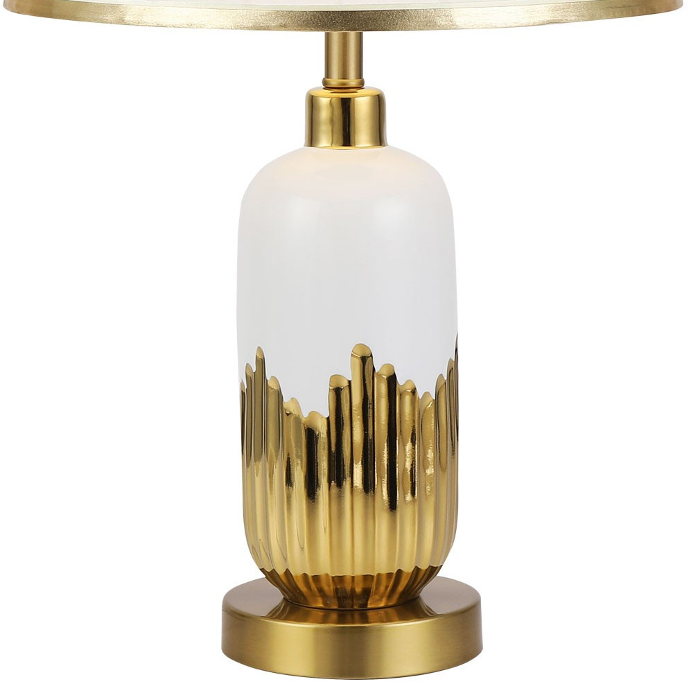 Настольная лампа с абажуром Rico Gold Table Lamp