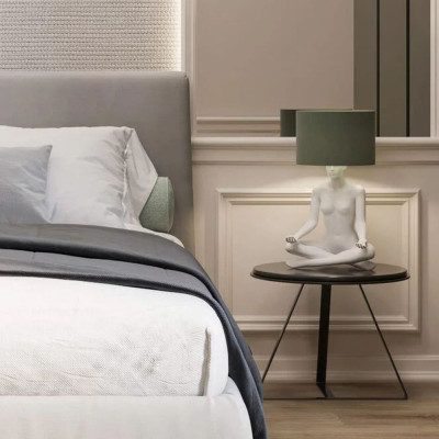 Настольная лампа с абажуром YOGA GIRL