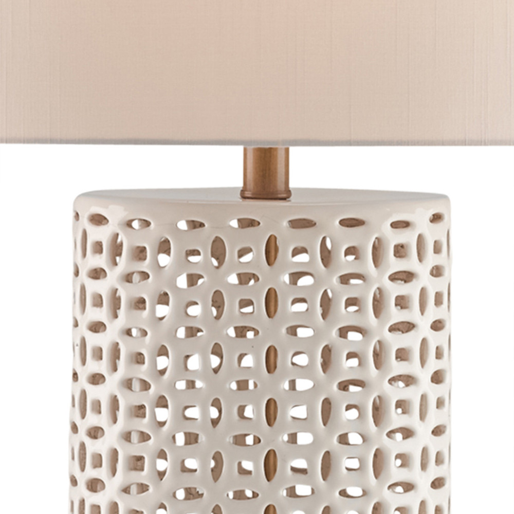 Настольная лампа с ажурным корпусом Openwork Tablecloth