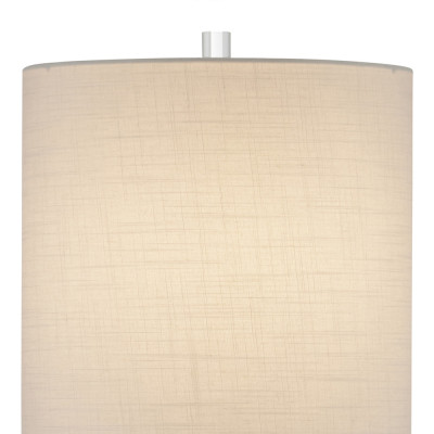 Настольная лампа с высоким тканевым абажуром Cracked Base