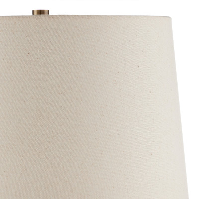 Настольная лампа с декоративными элементами в виде ракушек Frosting