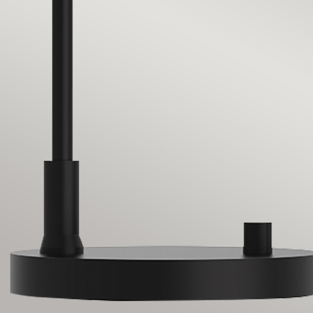 Настольная лампа с конусообразным плафоном и внутренней частью золотого цвета Alora Mood